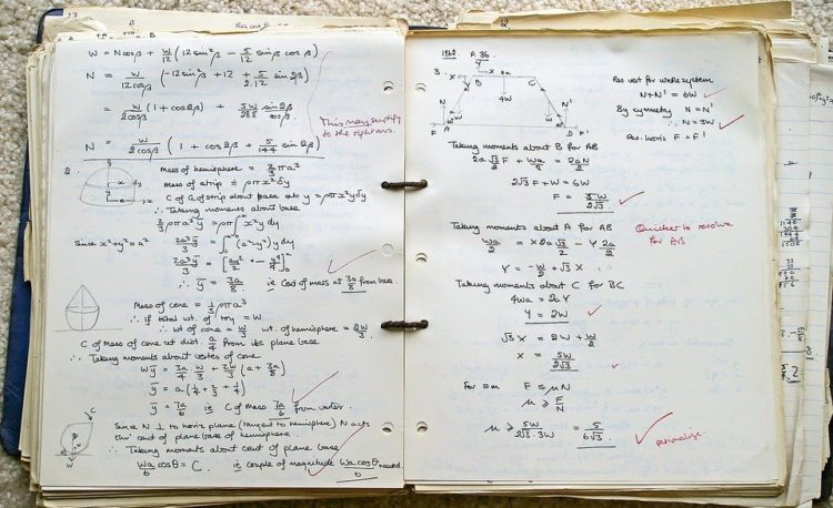 marked homework